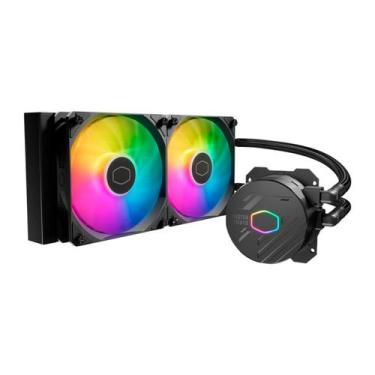 Imagem de Water Cooler MasterLiquid 240 Core II ARGB - (AMD / Intel) - Preto - C
