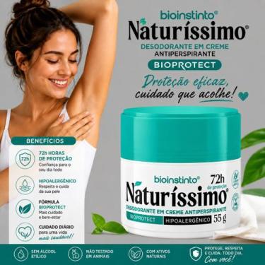 Imagem de Naturíssimo Bioinstinto Bioprotect: Proteção Antitranspirante por até 