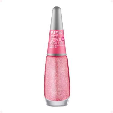 Imagem de Esmalte Glitter 3D Impala Viva, Ame e Brilhe Ninguém me Segura 7,5ml