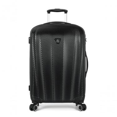 Imagem de Mala de Viagem Média 78,4L Policarbonato Resistente à Água Cadeado Embutido MF10561PK-24 Preto Polo King