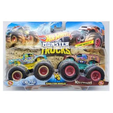 Imagem de Hot Wheels Monster Trucks 1:64  2 Carros FYJ68 - Mattel