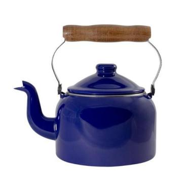 Imagem de Chaleira tradicional aço esmaltado 16 1,8 l azul mãe ágata ewel