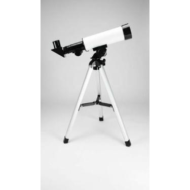 Imagem de Telescópio Refrator 36050 90x Prata com Tripé - Congratulations Store