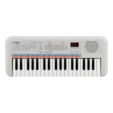 Imagem de Mini Teclado PSS-E30 com 47 Sons e Modo Quiz Branco Yamaha com 28 Estilos de Acompanhamento e Função Smart Chord