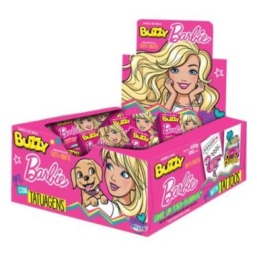 Imagem de Chiclete Barbie Tutti Frutti c/100 - Buzzy
