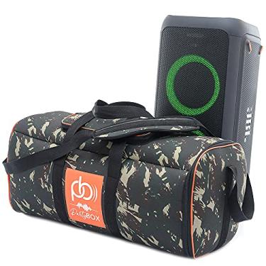 Imagem de Case Bolsa Bag Camuflada Polo Culture Compatível com Partybox 100 Espumada Premium