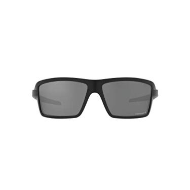 Imagem de Óculos de Sol Oakley Polarizado Cables 0OO9129 912902 Tam 63 / Preto Fosco - Lentes Prizm Black Polar