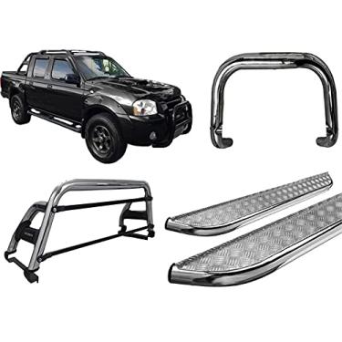 Imagem de KIT QUEBRA MATO+SANTO ANTONIO H2+ESTRIBO FONTIER 2007 CROMO