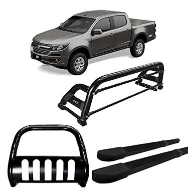 Imagem de Kit Quebra Mato/Sant Ant H2/Estr Quadr-S10 94/2011 C/D Preto