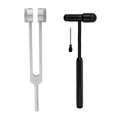 Imagem de Kit Fisio Martelo Neuro Buck De Reflexo + Diapasão