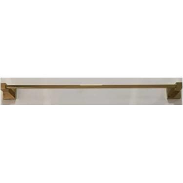 Imagem de Porta Toalha Linear 60cm. Quadrado Dourado Brilhante