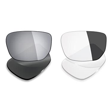 Imagem de 2 pares de lentes polarizadas de substituição da Mryok para óculos de sol Oakley Style Switch – Opções