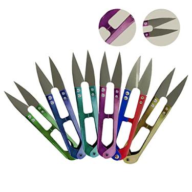 Imagem de Tesouras de Arremate Pic Para Acabamento Bordado Tira Fios Corte de Linha Tecidos e Papel (6)