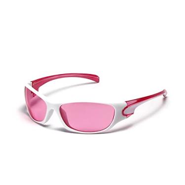Imagem de Moda Resina óculos de sol mulheres homens designer de luxo steampunk gótico esportes ao ar livre óculos de sol, branco, rosa, uv400