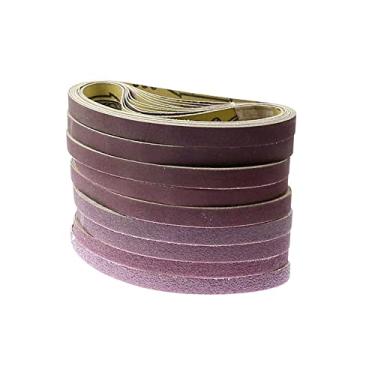 Imagem de 10 peças 520 * 20mm/330x10mm/457 * 13mm cintas abrasivas lixando máquina ferramenta para cinta moedor P60 - P320,P120,457x13mm