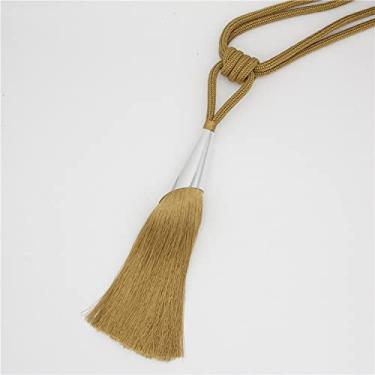 Imagem de Escova de cortina borla franja pendurada cinto bolas acessórios para cortina amarração para amarração decoração do quarto, 09,2 peças