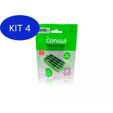 Imagem de Kit 4 Filtro Bem Estar Anti Bactéria Geladeira Consul