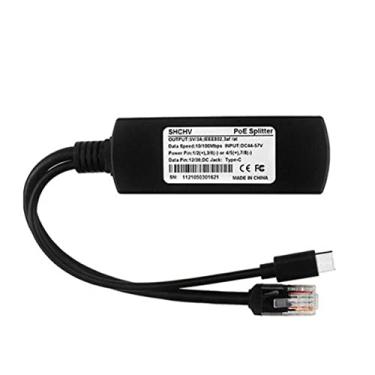 Imagem de TECKEEN Divisor PoE ativo com taxa de transferência de dados 10/100/1000Mbps para Raspberry Pi 4 4B