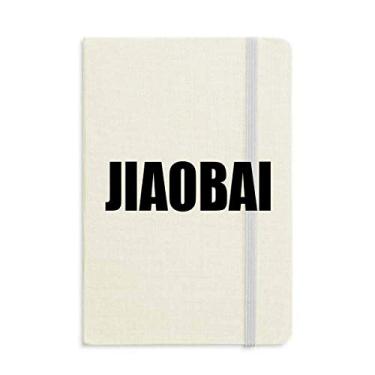 Imagem de Caderno Jiaobai com nome vegetal capa dura diário clássico A5 presente