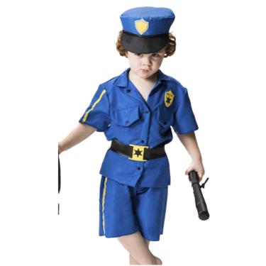 Imagem de Fantasia Luxo Infantil Policial Tam: 2-12 anos