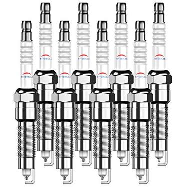 Imagem de Novo plugue de ignição de platina de irídio HiVehicle - SP509 HJFS24FP, especialmente para Ford F150 4.6L, F-250 F-350 5.4L, Mustang Explorer de expedição, Lincoln Navigator, Mercury Mountaineer, pacote com 8