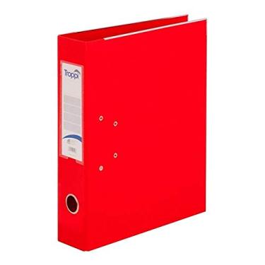 Imagem de Pasta A-Z Oficio Lombo Largo Vermelha, Troppi, 90503, Vermelha