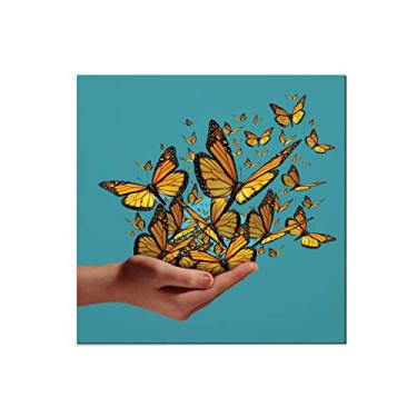 Imagem de Placa Decorativa Mdf 6mm Design Up Colorido 29x29