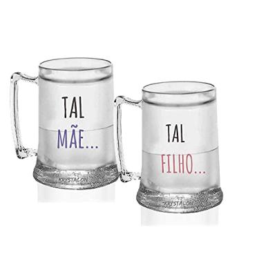 Imagem de Kit 2 Canecas Gel Acrílico Personalizadas Dia das Mães - Tal Mãe, Tal Filho.