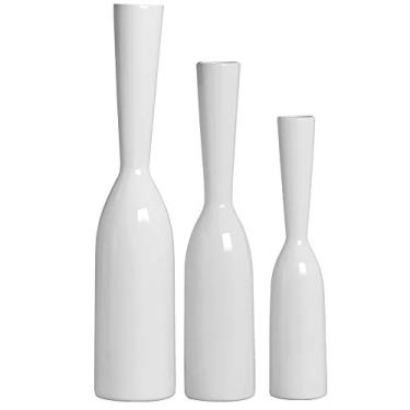 Imagem de Trio De Garrafas De Chão Ceramicas Pegorin Branco