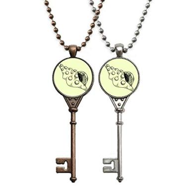 Imagem de OFFbb-USA Colar com pingente de concha e concha de mão para decoração de casais