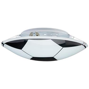 Imagem de Plafon Sobrepor Redondo Pequeno Bola, Attena, 1305 Peq Pt, Preto