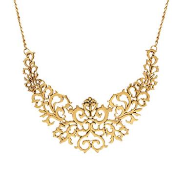 Imagem de Colar De Clavícula Vintage Colar Boho De Colar De Babador De Colar De Declaração De Gargantilha De Corrente De Colar De Torque Suéter Senhorita Colar Grosso