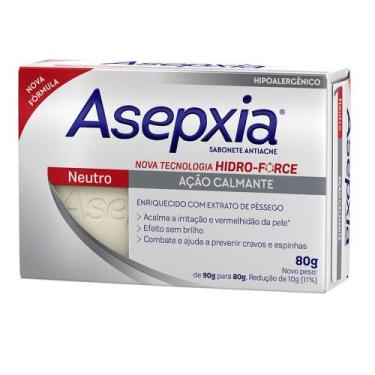Imagem de Sabonete Em Barra Asepxia Antiacne Neutro 80G - Asexpia