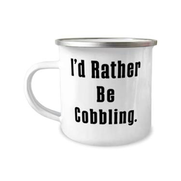 Imagem de Caneca de camper Gag Cobbling, I'd Rather Be Cobbling, Cobbling 355 ml de