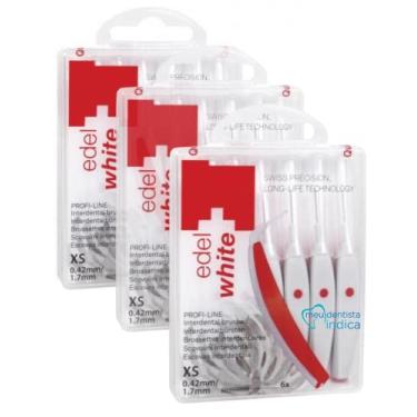 Imagem de Healthing Escova Interdental Edel - Branca - Kit de 18 unidades