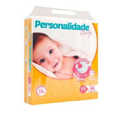 Imagem de Fralda Descartável Infantil Personalidade Ultra Sec Xg C/64 - Eurofral