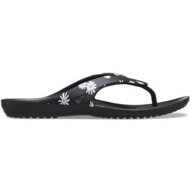 Imagem de crocs Chinelo feminino Kadee II Graphic | Sandálias, Preto/floral, 33