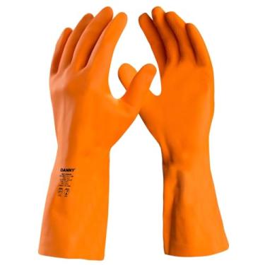Imagem de Danny Luva De Látex Reforçado Laranja Max Orange -