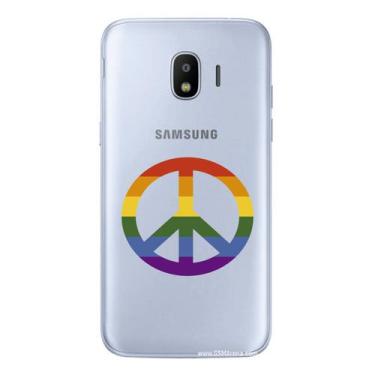 Imagem de Capa Case Capinha Samsung Galaxy  J2 Pro Arco Iris Paz - Showcase
