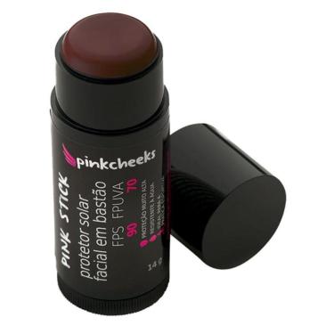 Imagem de PINK STICK PROTETOR SOLAR E BASE FPS 90 PINK CHEEKS 14G 