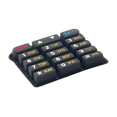 Imagem de Teclado numérico de rádio bidirecional de substituição para Walkie Talkie Baofeng UV9R Plus
