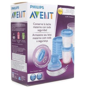 Imagem de Kit de Copos para Armazenamento com Tampa Philips Avent
