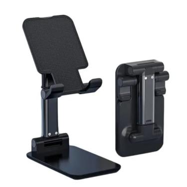 Imagem de Suporte Para Celular Articulado Dobrável Suporte de Mesa Para Celular Ajustável Universal Compatível com Smartphone Tablet nexaverse.®