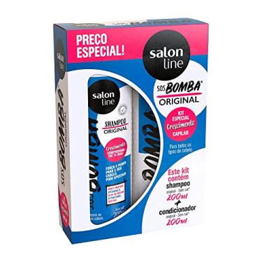 Imagem de Salon Line, Kit Shampoo e Condicionador, SOS Bomba, Crescimento Capilar, Combate a Queda - Todos os Tipos de Cabelos, 200 ml cada