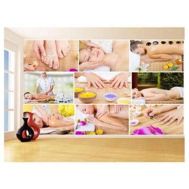 Imagem de Papel De Parede 3D Relax Spa Massagem Estética 3,5M Rlx094
