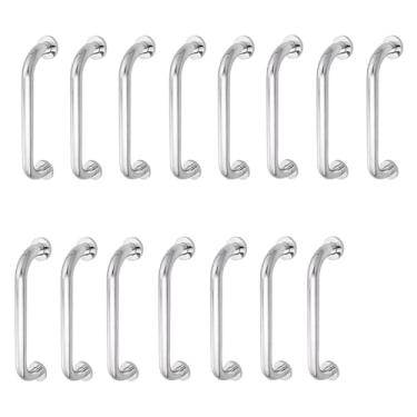 Imagem de Alça de Apoio Barra Inox 30cm Kit 15 Unidades Acessibilidade Idoso Gestante Criança Suporte Box Banheiro Segurança