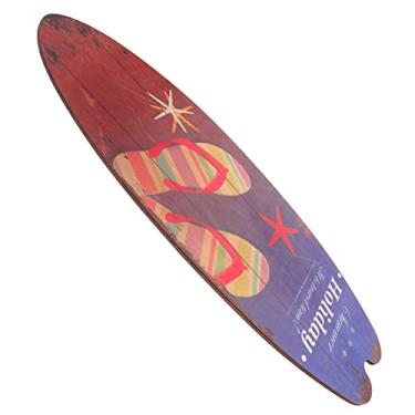 Imagem de ULDIGI placa de prancha de surf prancha bodyboard prancha surf prancha de surf de madeira decoração da porta da frente decoração de casa ornamento decoração do mar de praia