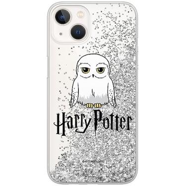 Imagem de ERT GROUP Capa de celular para Apple iPhone 13 Mini original e oficialmente licenciada padrão Harry Potter 070 otimamente adaptada ao celular, com efeito de transbordamento de glitter