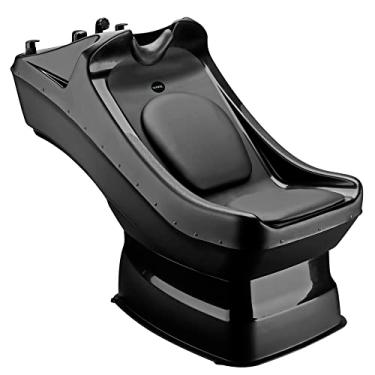 Imagem de Lavatório de Cabelo para Salão de Beleza Cabeleireiro Barbearia Preto Italiano Veron Dompel