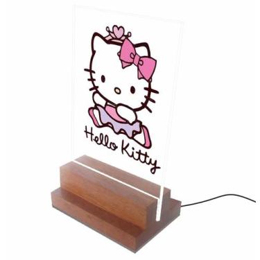 Imagem de Abajur E Luminária Infantil - Hello Kitty - Visaoled